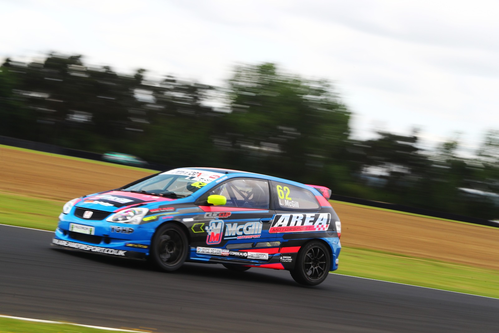 McGill's pace could not be matched as he took two Civic Cup wins