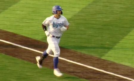 Dylan Rock does not hit home run in 9th consecutive game, falling short of pro baseball record