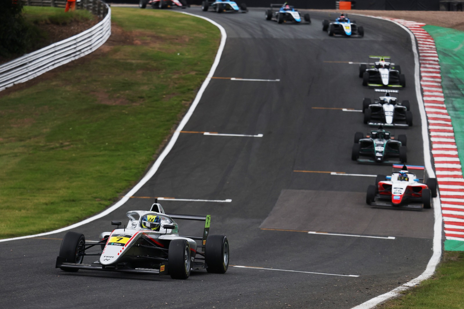 Bearman profited from rivals' errors to win race three