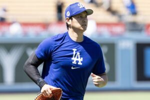 Shohei Ohtani to make his Dodgers pitching debut Monday vs. Padres