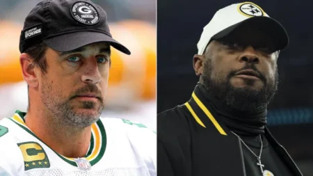 Aaron Rodgers gif, explained: Revisiting quirky interaction between Steelers coach Mike Tomlin, veteran QB