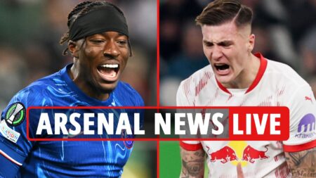 Arsenal transfer news LIVE: Gunners ‘linked with SHOCK Madueke move’, huge Williams BLOW, Sesko latest, Partey update