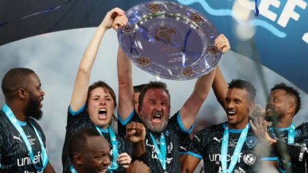 What do the winners of Soccer Aid get?