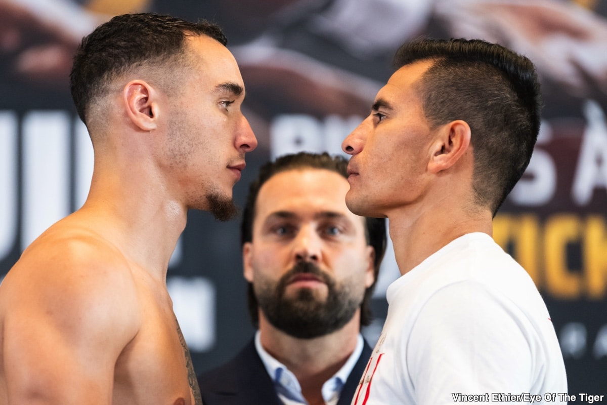 Image: Christian Mbilli 167.7 vs. Maciej Sulecki 167.7 - Weigh-in Results for Friday
