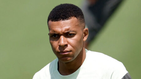 Kylian Mbappe’s new physique worries fans as Real Madrid star returns to training after losing FIVE KILOS from virus