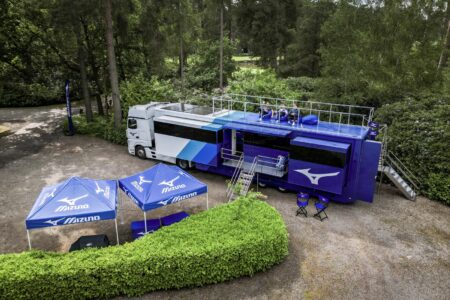 Mizuno Unveils State-of-the-Art DP World Tour Truck