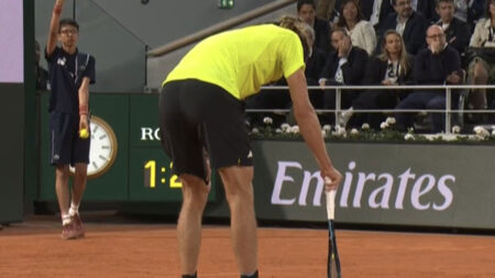Alexander Zverev left doubled over on French Open court as he reveals disgusting thing he did during Djokovic loss