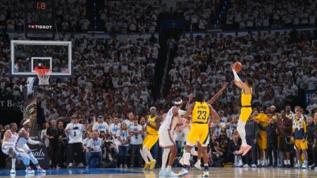 Haliburton hits game winner, Pacers steal NBA Finals Game 1 vs. OKC – NBC Sports Boston