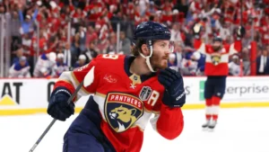 Matthew Tkachuk injury update: Panthers star reveals after Stanley Cup Final he tore adductor muscle ‘off the bone’