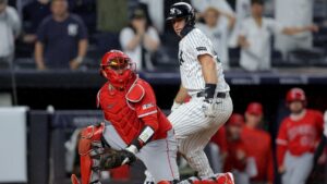 Yankees shut out for second straight game, fall to Angels 1-0 in 11 innings