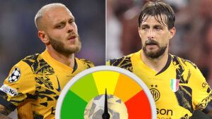 Inter Milan ratings: Federico Dimarco like a deer in headlights and Acerbi shows his age as PSG create history – The Sun