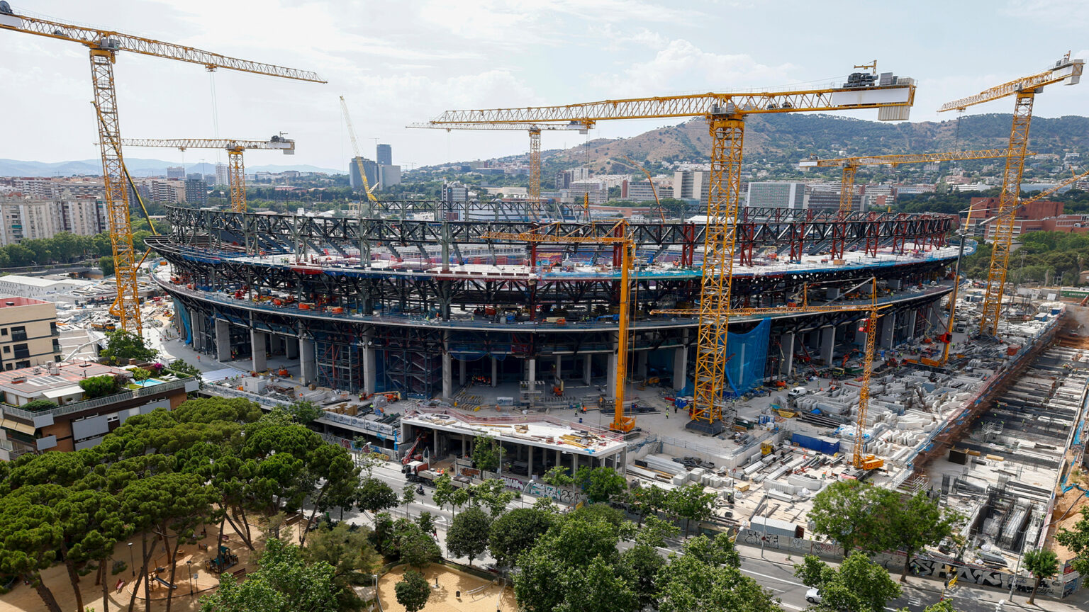 Barcelona confirm Nou Camp return date with matches to be played in unfinished 105,000-seater stadium