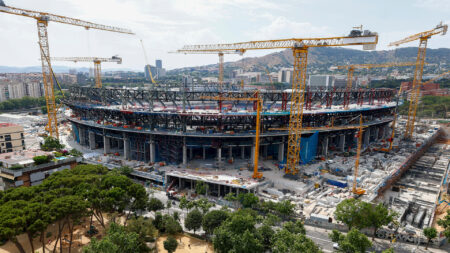 Barcelona confirm Nou Camp return date with matches to be played in unfinished 105,000-seater stadium