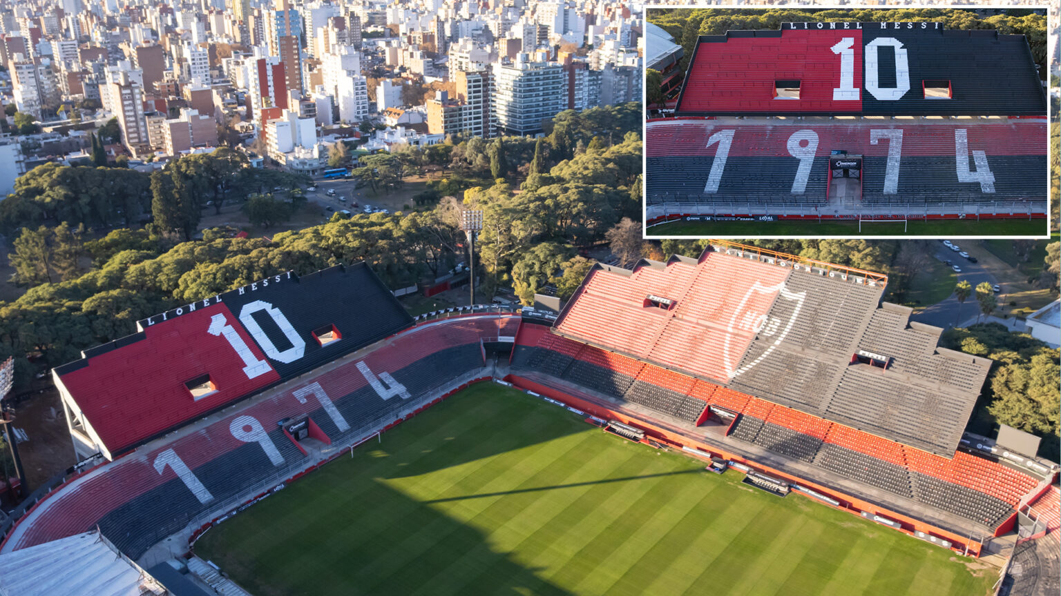 Lionel Messi gets stand named after him at club he never played for as fans are left baffled