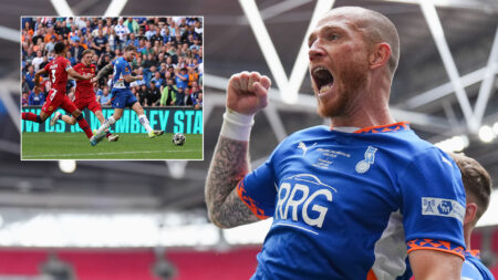 Former Premier League side back in EFL after scoring twice in two minutes in dramatic National League play-off final
