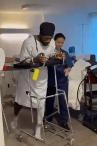 West Ham star Michail Antonio shares footage of himself learning to walk again after escaping death in horror crash