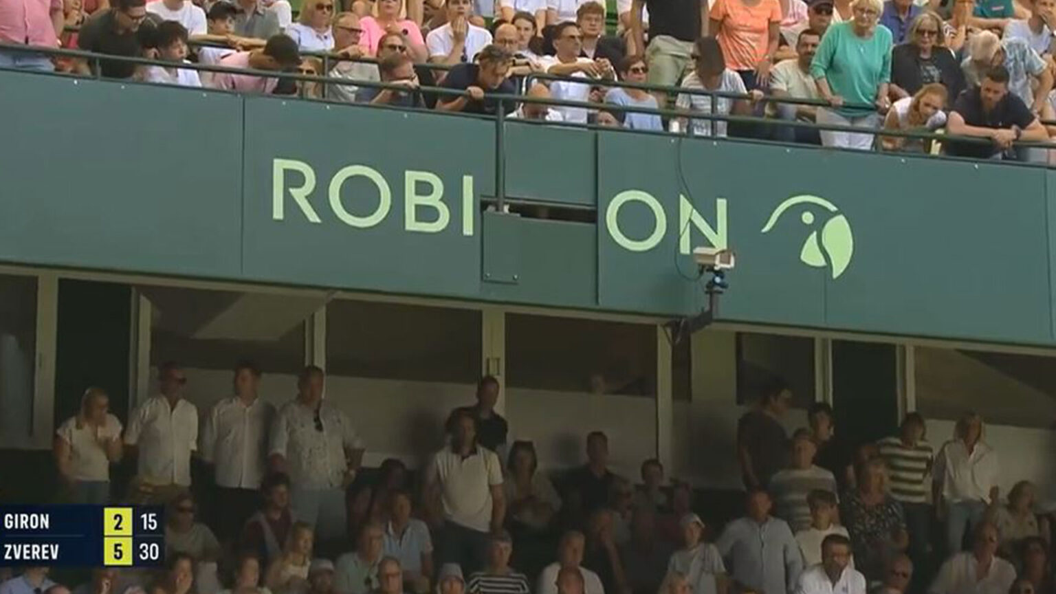 Spectator treated for injuries as PANEL falls from above and loud bang heard in arena during Alexander Zverev clash