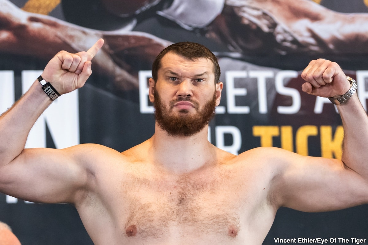 Image: Christian Mbilli 167.7 vs. Maciej Sulecki 167.7 - Weigh-in Results for Friday