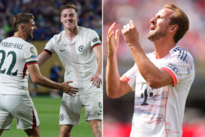 Fans convinced Chelsea have ‘scammed their way to Club World Cup final’ after Harry Kane’s horror last second miss