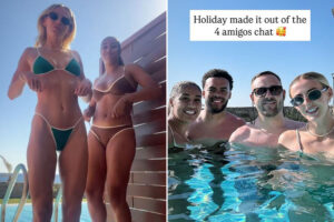 Lionesses legend Chloe Kelly shows off dance moves with Man Utd star after jetting off on holiday ahead of Euros