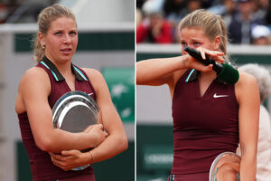 Brit sensation Hannah Klugman, 16, in tears as she’s ‘broken physically and mentally’ in French Open final