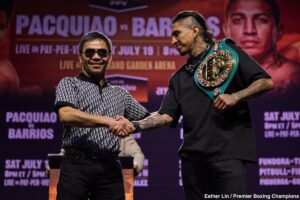 Pacquiao vs. Barrios, Fundora vs. Tszyu II: Start Time, Where to Watch, Venue & Full Fight Card Streaming