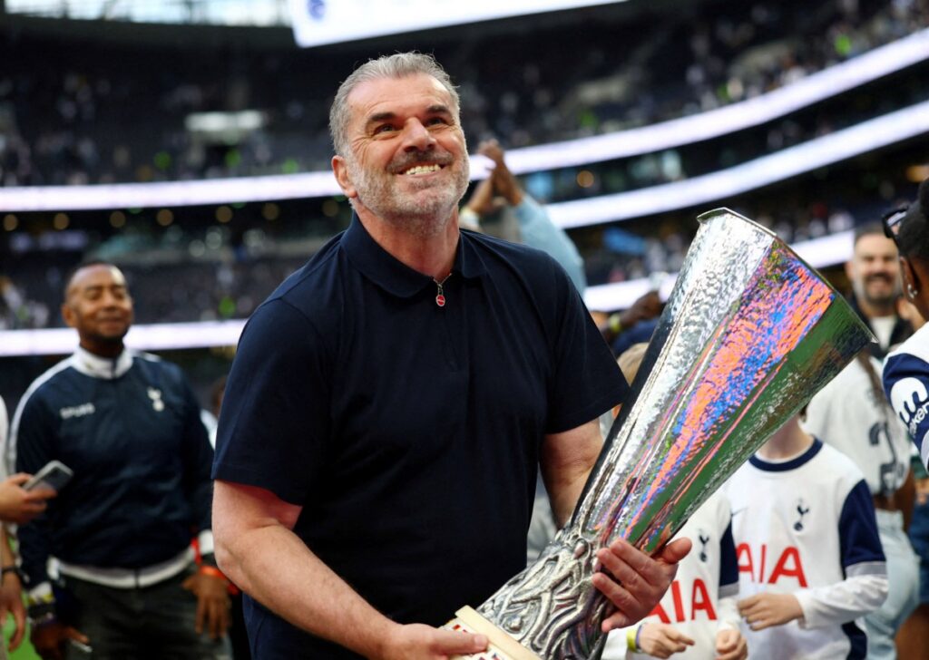 Ange Postecoglou breaks cover for the first time since Tottenham sacking as he takes in different sport at iconic venue