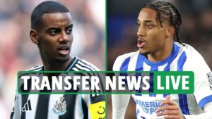 Transfer news LIVE: Liverpool to wait for Isak, Chelsea and Newcastle ‘battle for Joao Pedro’, Semenyo ‘priced at £70m’