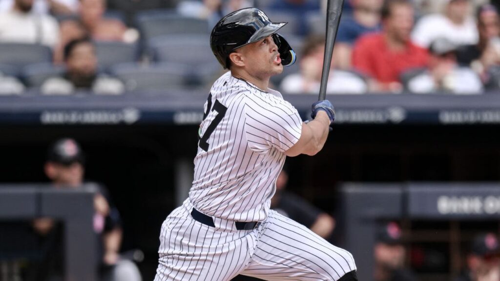 Yankees' Giancarlo Stanton expected to play for Double-A on Saturday, could join team in Boston for series finale