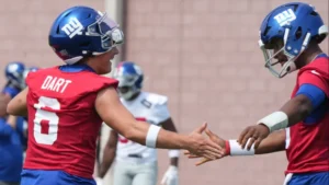 Jaxson Dart already breaking the mold for New York Giants first-round QBs