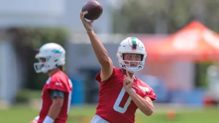 Dolphins QB Zach Wilson takes subtle shot at Jets after joining division rival