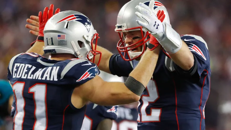 Patriots Tom Brady Julian Edelman - Mandatory Credit: Winslow Townson-Imagn Images Patriots Tom Brady Julian Edelman - Mandatory Credit: Winslow Townson-Imagn Images