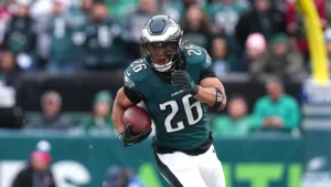 Eagles’ Saquon Barkley makes workload preferences clear following massive 436-carry season


                    


    With the depth chart thin behind him, Barkley could be chasing Eric Dickerson's single-season rushing record once again in 2025.

                
                
                    
    
    Ryan OLeary

    •
