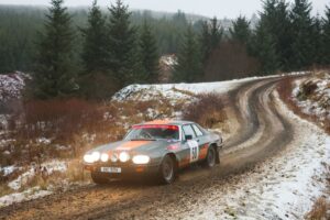 The V12 Jaguar that’s become an unusual rally machine