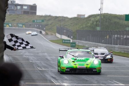 Guven wins chaotic race in the rain