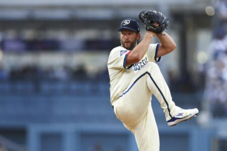 Clayton Kershaw tosses a gem, Shohei Ohtani homers twice in Dodgers’ win over Giants