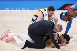 NBA Finals Game 7: LeBron James, others react after Pacers star Tyrese Haliburton’s early Achilles injury