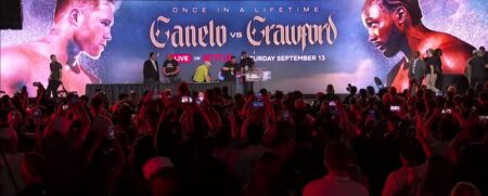“I Got You”: Crawford’s Warning to Canelo After Shove Sets Tone for September 13th Netflix Battle