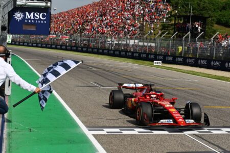 This is why F1 waves two chequered flags to end races
