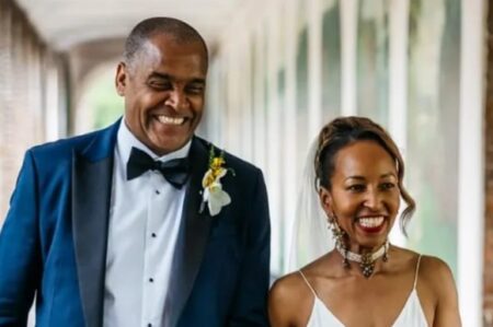 Former Premier League star Mark Bright, 62, marries Ian Wright’s estranged sister in stunning ceremony
