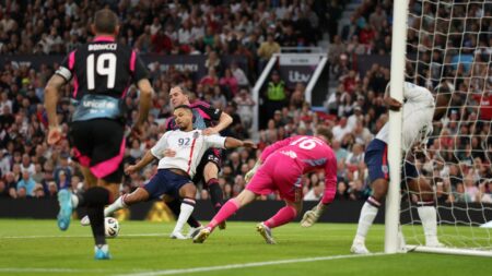 Westlife star Nicky Byrne makes incredible Soccer Aid double save… then somehow avoids red card moments later