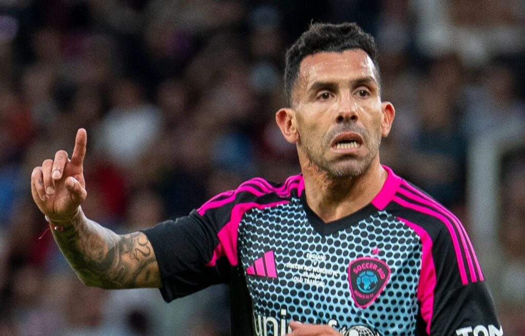 ‘Soccer Aid has absolutely rattled me’ – Man Utd fans furious at what Carlos Tevez did after scoring at Old Trafford
