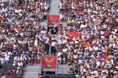 Medical emergency stops Jack Draper’s Queen’s match as distressed fans are heard on TV