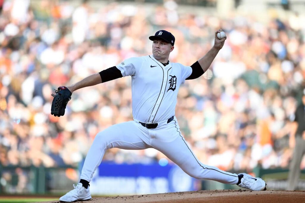 Tigers ace Tarik Skubal strikes out eight Twins in first three innings, including seven in a row
