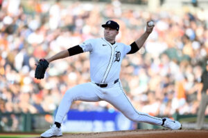Tigers ace Tarik Skubal strikes out eight Twins in first three innings, including seven in a row