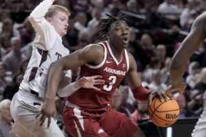 Lakers trade up again to select Adou Thiero at No. 36 in NBA draft