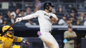 Yankees bump Jasson Dominguez to leadoff spot for Tuesday's Angels matchup