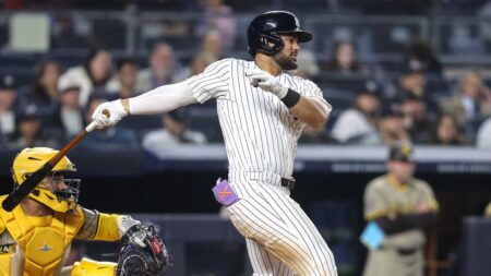 Yankees bump Jasson Dominguez to leadoff spot for Tuesday's Angels matchup