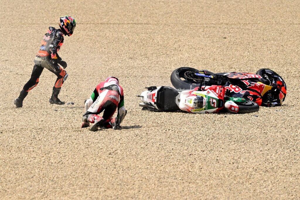 Double retirement ends KTM optimism at MotoGP Italian GP