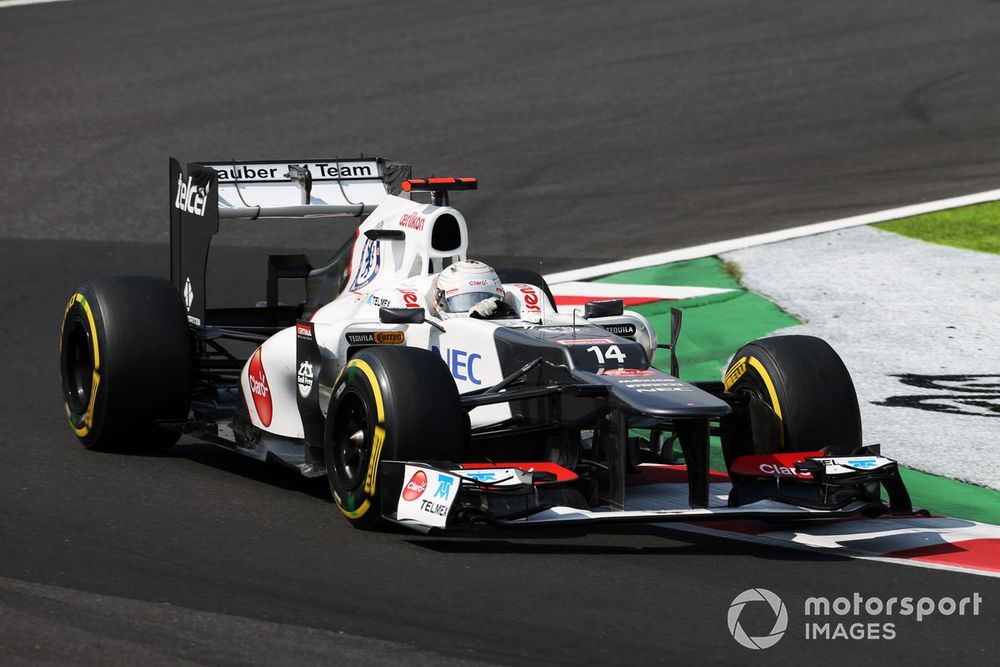 Kamui Kobayashi dans la Sauber C31 au GP du Japon 2012, où il termine troisième.
